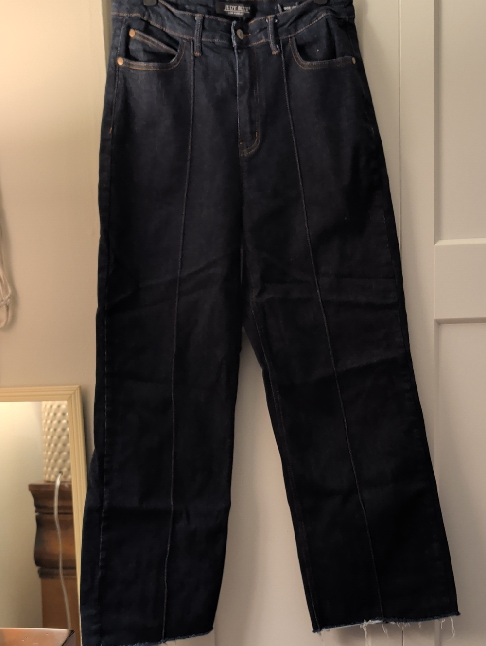 Judy Blue Dark Blue Wide Leg Jeans